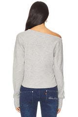 x We The Free Jess Long Sleeve In Heather Grey