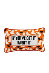 Haunt It Needlepoint Pillow