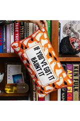 Haunt It Needlepoint Pillow