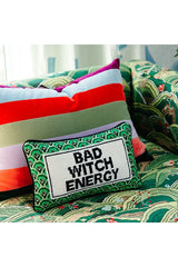 Bad Witch Energy Needlepoint Pillow