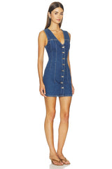 The Denim V Neck Dress