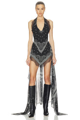 Split Bandana Dress