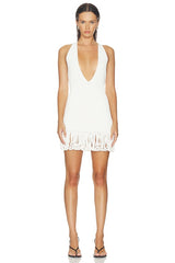 Draped Loop Mini Dress