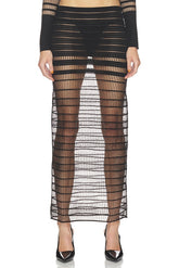 Veiled Maxi Skirt