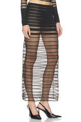 Veiled Maxi Skirt