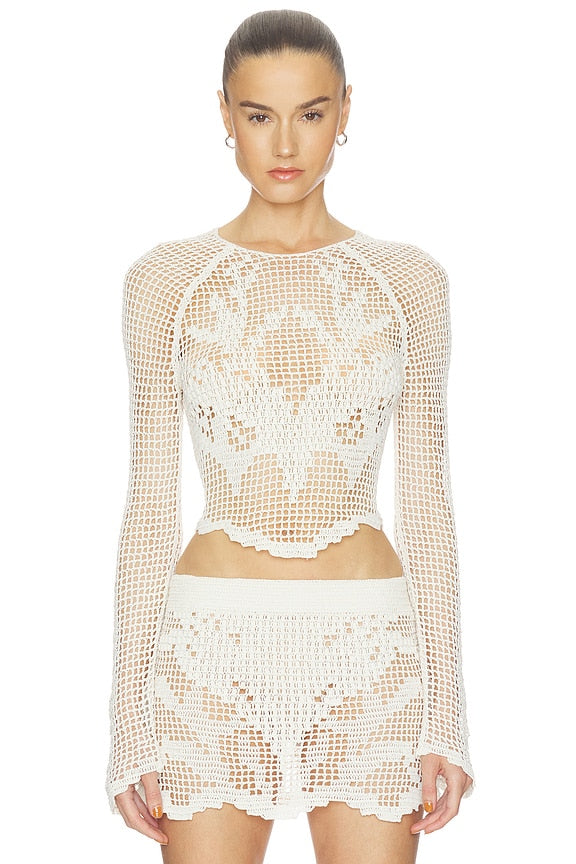 Crochet LS Top