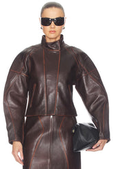 Leather Saddle Jacket