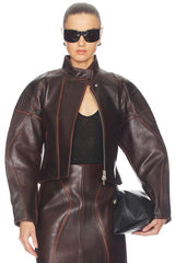 Leather Saddle Jacket