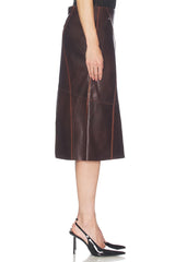 Leather Saddle Skirt