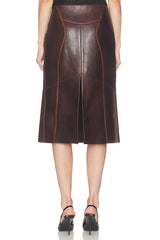 Leather Saddle Skirt