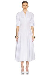 Godet Shirt Dress