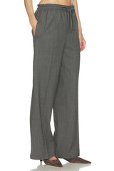 Wool Blend Drawcord Trousers