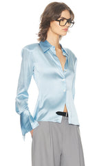 The Silk Charmeuse Shirt