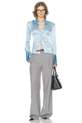 The Silk Charmeuse Shirt