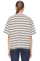 The Boxy Tee in Stripe