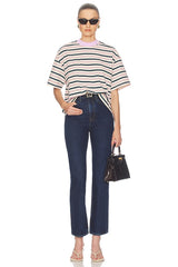 The Boxy Tee in Stripe