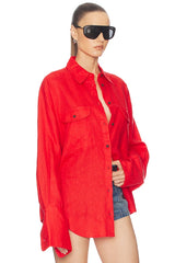 Washed Linen Shirt