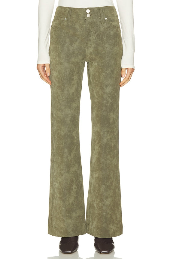Faux Suede Dani Flare Pants