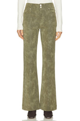 Faux Suede Dani Flare Pants