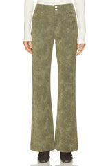 Faux Suede Dani Flare Pants