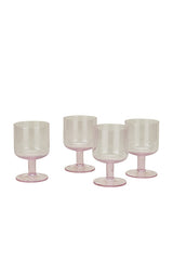 Simple Seeded Glassware Set Of 4