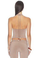 Rhea Halter Top