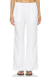 Paperbag Waist Linen Pant