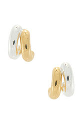 Mini Florence Two Tone Earrings