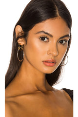 Imogen Hoop Earrings in Gold