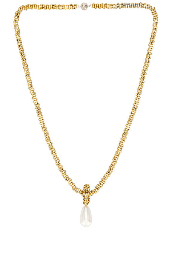 Pearl Drop Linea Necklace