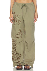Cotton Parachute Pant