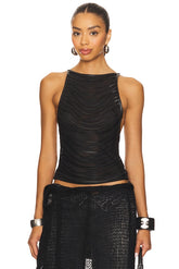 Strings Attached Backless Top