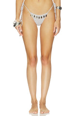 Bikini Bottom With Metal Sequins