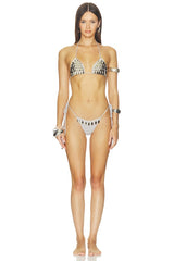 Bikini Bottom With Metal Sequins