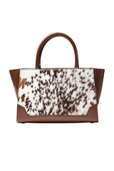 Juliette Winged Cow Print Crossbody