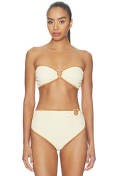 Crinkle Seawaters Bikini Top