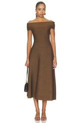 Camilla Off Shoulder Midi Dress