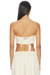 Lahni Linen Lace Top
