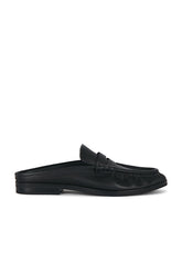 Dean Pebble Leather Loafer Mule