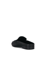 Dean Pebble Leather Loafer Mule