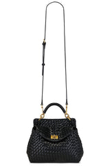 Lucia Classic Top Handle Woven Bag