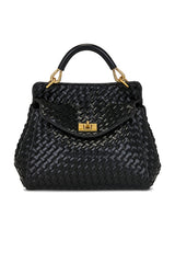 Lucia Classic Top Handle Woven Bag