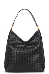Aria Woven Texture Shoulder Bag