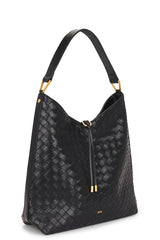 Aria Woven Texture Shoulder Bag