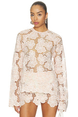Flora Top in White