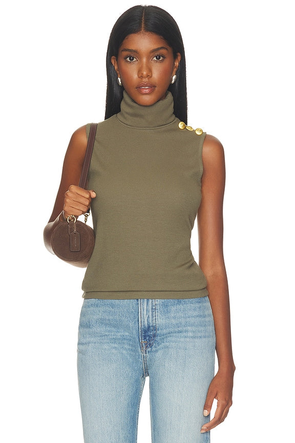 Ceci Slvless Turtle Neck