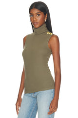 Ceci Slvless Turtle Neck