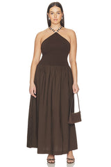 Jinjara Beaded Halter Dress