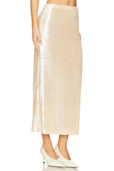 Ceci Sequin Midi Skirt