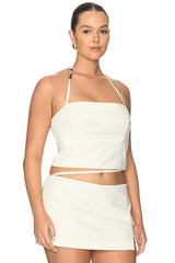 Kora Linen Top